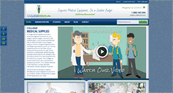 Desktop Screenshot of collegemedicalsupplies.com